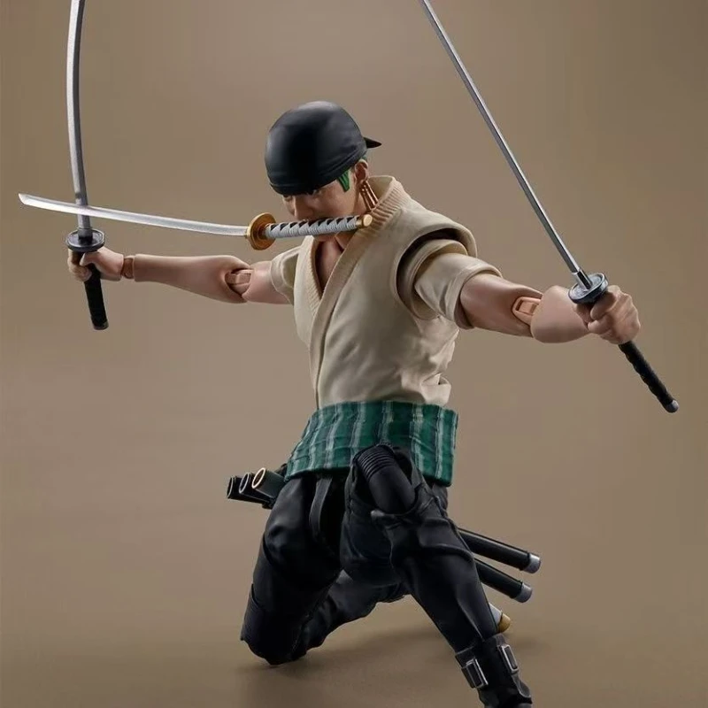 متوفر [تصفيف هاندي] بانداي SHF One Piece Netflix Live Version Luffy Zoro نموذج شخصية متحركة مشتركة