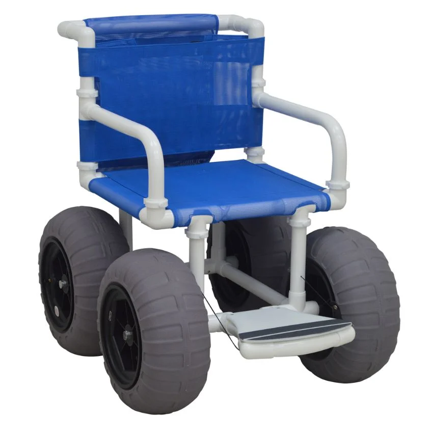 Manufacturer of high-quality adult beach wheelchairs, beach scooters, and 16-inch beach wheels