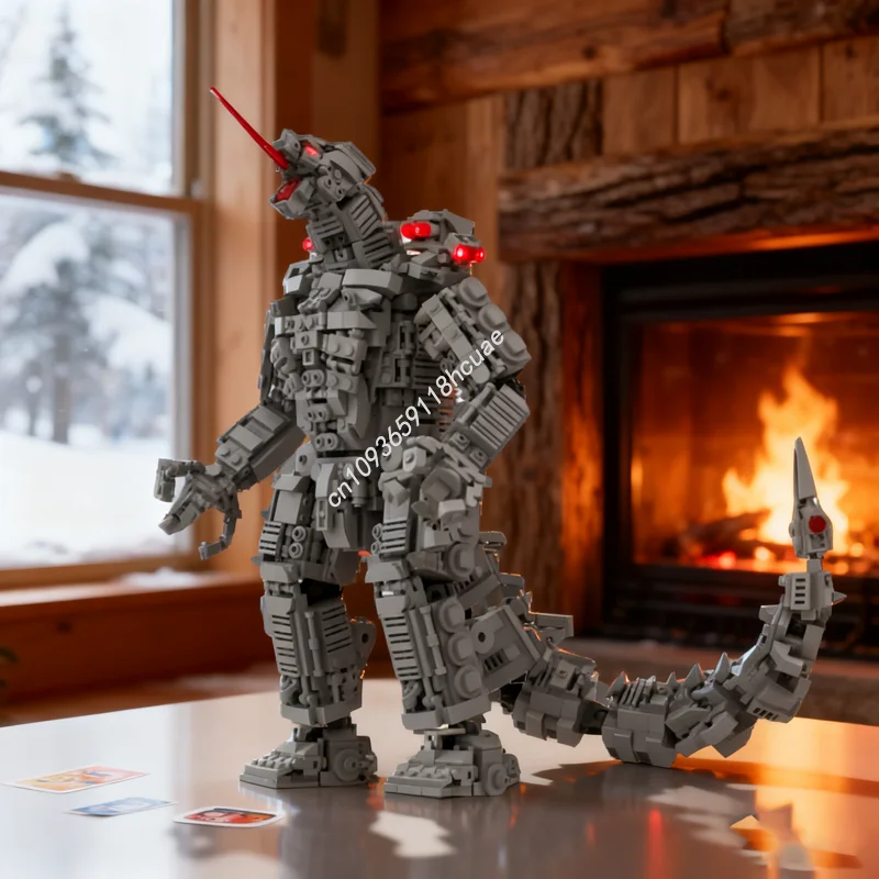 

1721 шт. MOC Mechagodzilla модель строительные блоки архитектура сборка игрушки DIY рождественские подарки образование кирпич дети день рождения