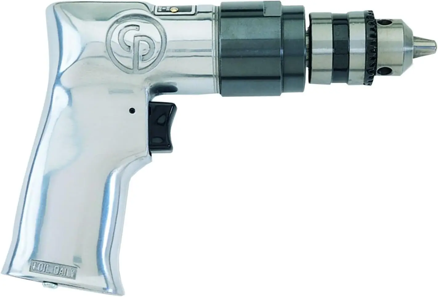 

Pneumatic CP785 - Air Power Drill, 3/8 Inch (10 mm), Keyed Chuck, Aluminum Housing, Pistol Handle, 0.5 HP / 370 W, Stall Torque