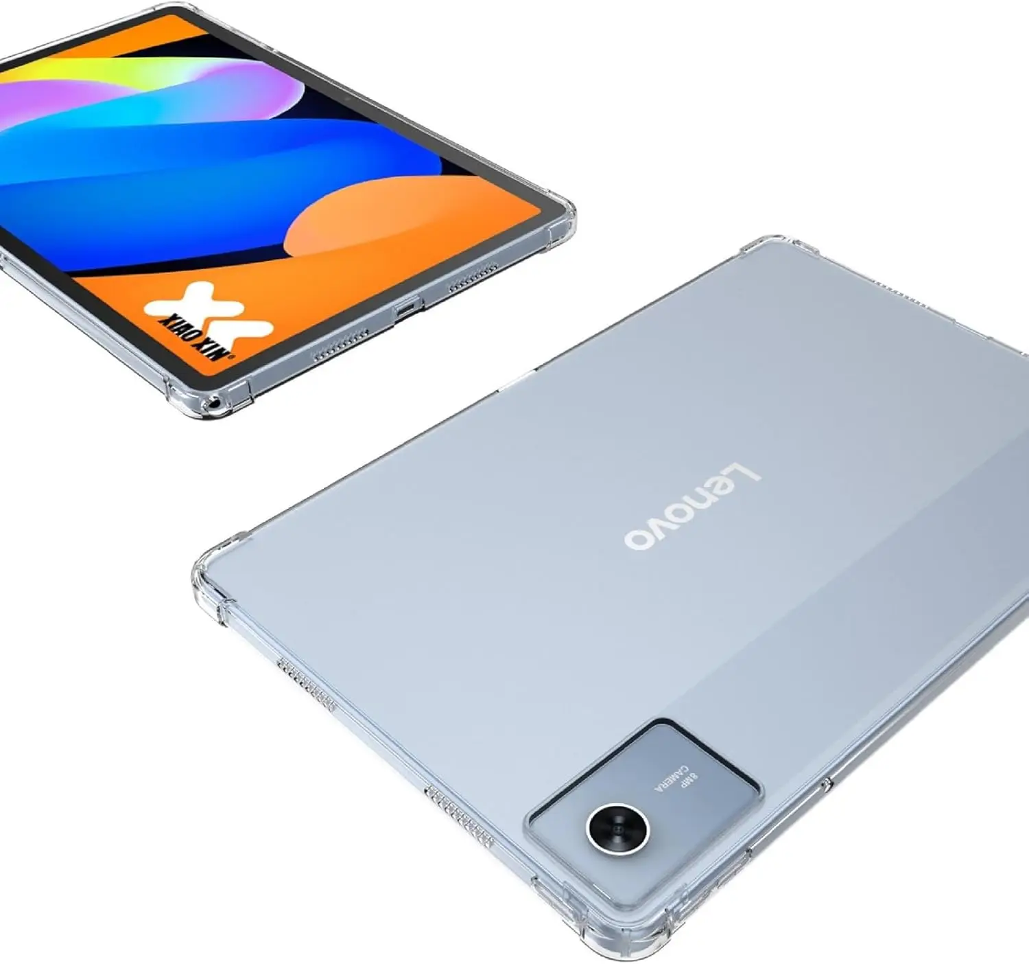 For Lenovo Xiaoxin Pad 11 (2025) TB335FC Case Transparent Soft TPU Silicone Cover Reinforced Corners Clear Protection Shell