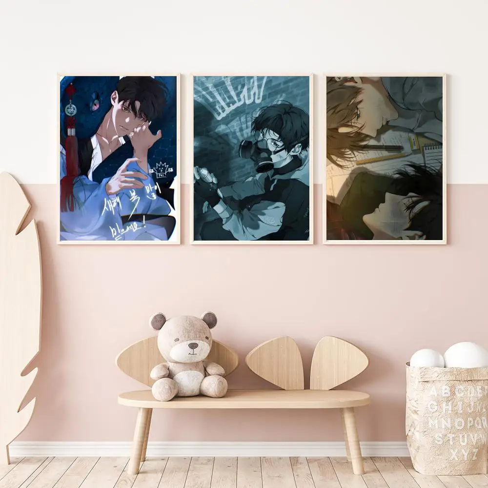 anime novel l-lost in the cloud Poster Versatile HD Waterproof Wall Art Self-Adhesive Decor for Any Space Ideal Gift