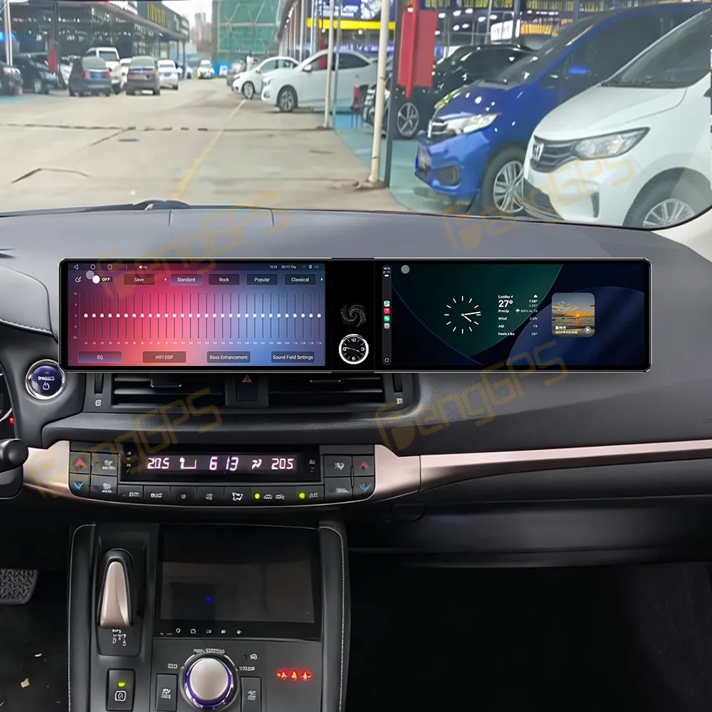 Car Accessories Radio For Lexus CT200h 2011-2018 Android Auto GPS Navigation Multimedia Stereo Receiver Head Unit Offline Maps