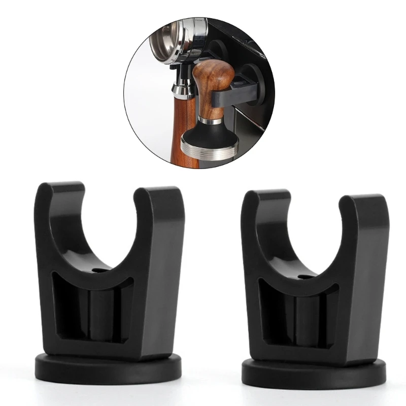 Coffee Portafilter Holder Wall Rack Magnetic Espresso Coffee Filter Holder Fit for Tamper Wall Mounted Rack Coffee Tools