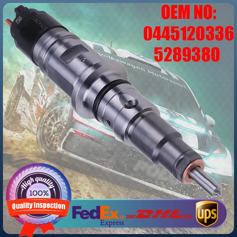 0445120336 5289380 Parti del motore di alta qualità Iniettore di carburante Common Rail per motore diesel Cummins ISB 6.7L QSB 6.7L