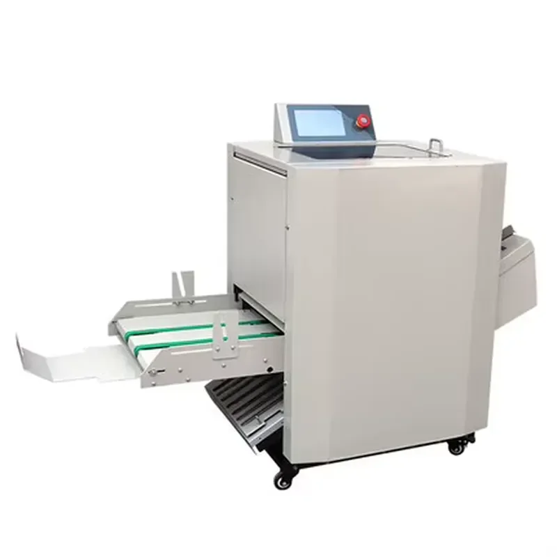 CE Certificate WD-9300 Electric Automatic Booklet Maker Machines Fast Speed with Motor Folding and Binding Books Core