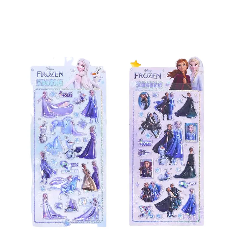 Kawaii ديزني ليلو وستيتش ثلاثية الأبعاد ملصقات كريستال الإبداعية الطرفية Zootopia طالب مكافأة الماس ملصق جراب هاتف الديكور