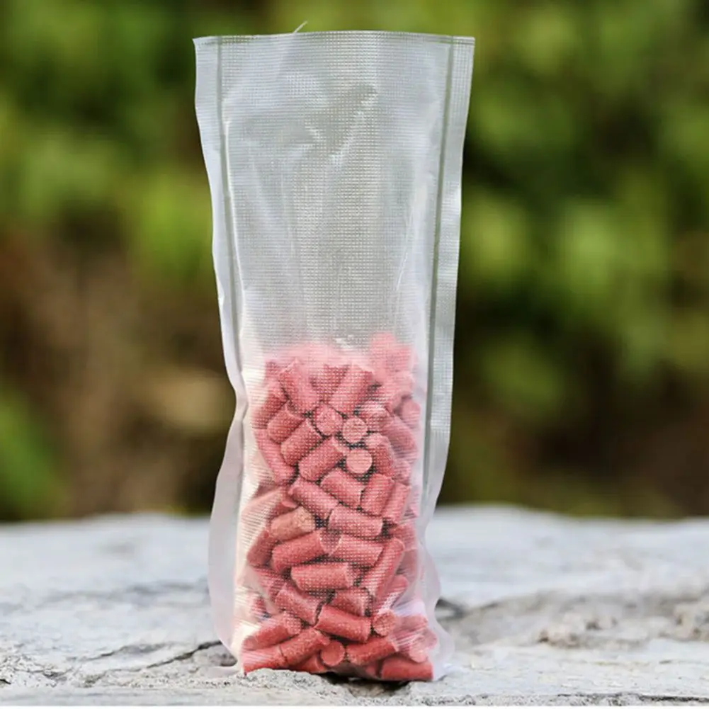 50pcs Rapid Water Solubility High Tensile Force Fish Bait Bag Water-soluble Transparent Bags Dry Instant Fishing Nest Bag