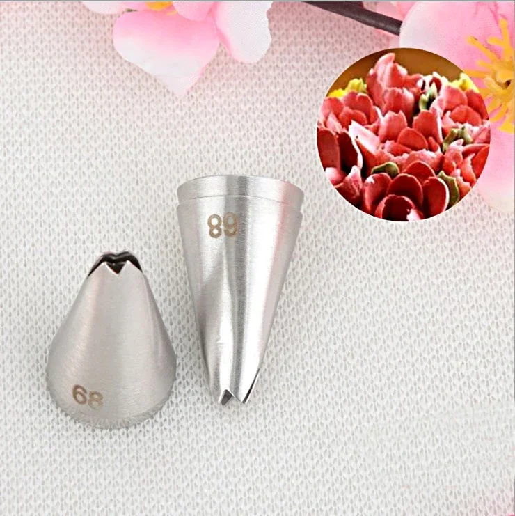 1pc Leaf Cream Nozzles Stainless Steel Cake Decorating Tips Cake Mold Cupcake Pastry Tools Kit Cake Fondant Tool