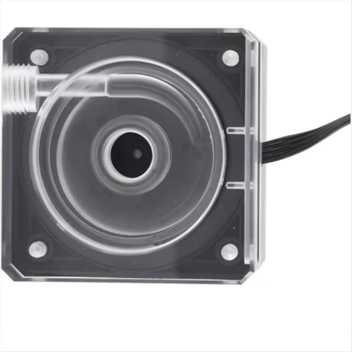 500L/H مضخة تبريد المياه مضخة تبريد المياه رقيقة جدا PMMA PWM التحكم في السرعة 3 أمتار رئيس 500L/H 4 سنتيمتر سمك