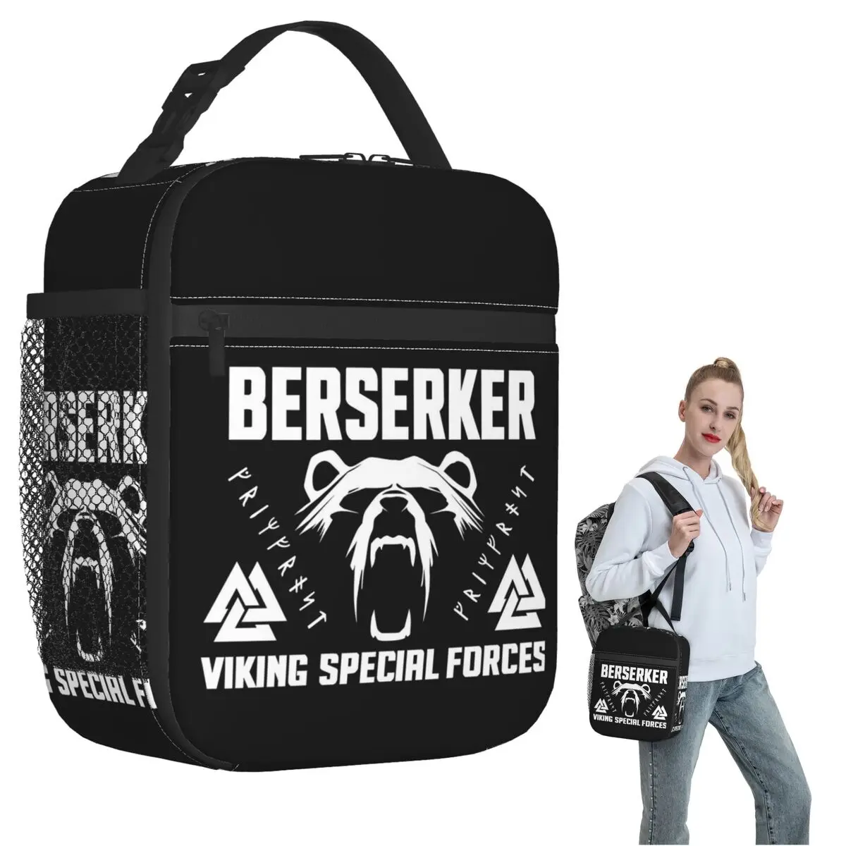 

Термосумка для обедов Berserker Viking для женщин и детей, герметичные контейнеры для еды, термосумка-тоут для обедов