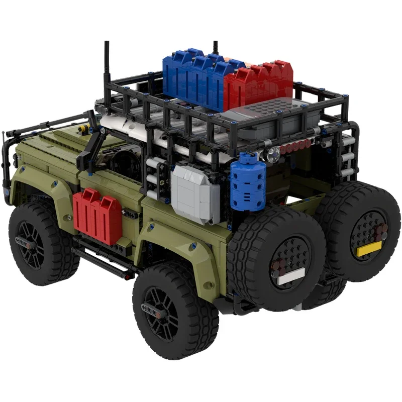 3523Pcs Technical Rover Defender Upgrade Off Road Car 42110 UP Building Blocks DIY Trailer Truck Vehicle Toy Kids Birthday Gift