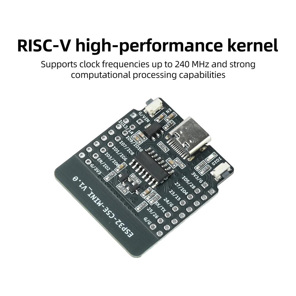ESP32-C5-N16R8 BLE Entwicklungsboard Modul CH340C Chip Typ-C Schnittstelle Elektronik-Kit für Arduino – Detail 5