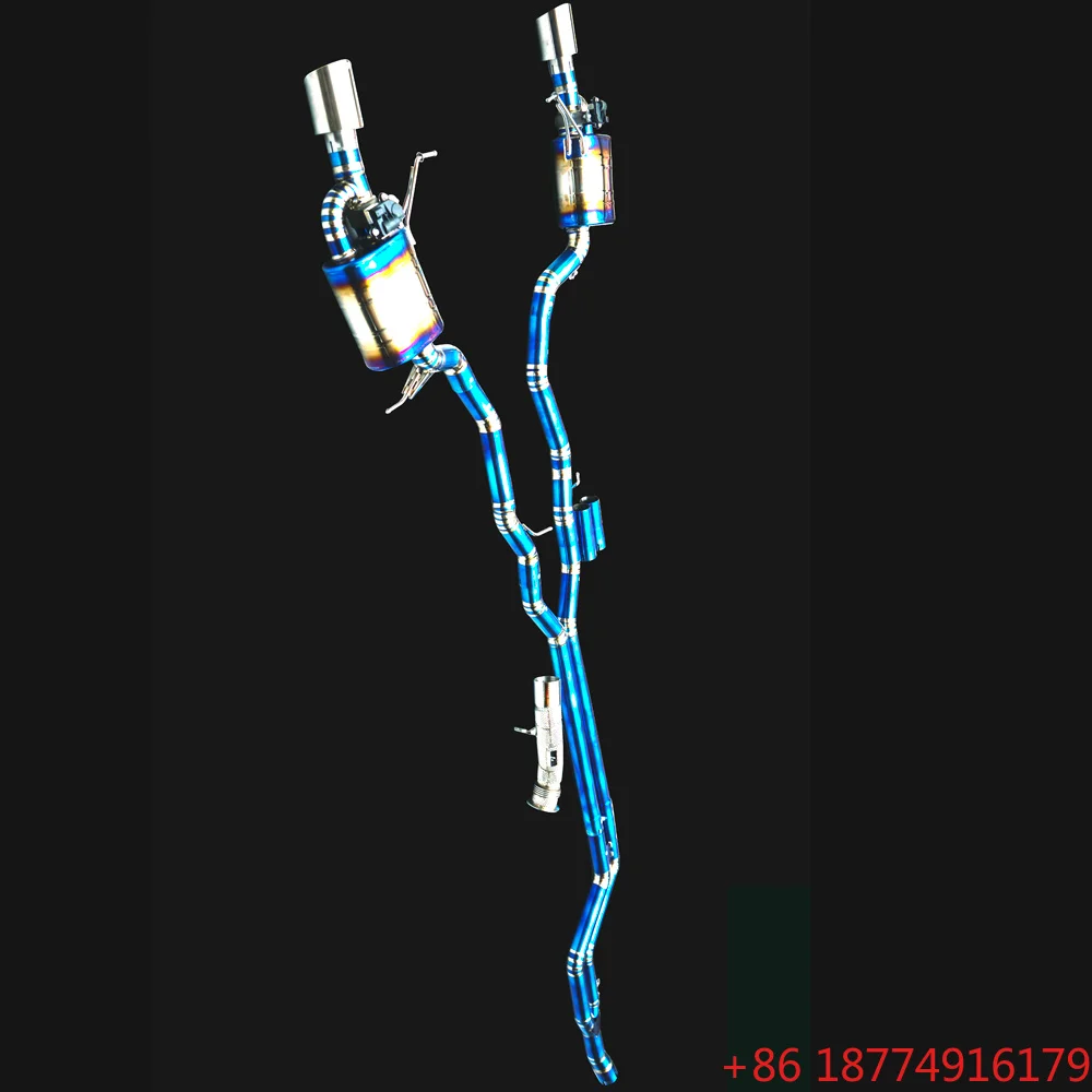 

High Performance OBM Catback+Downpipe Titanium for 535/535i/630i/640/640i 2011-- 3.0t Valved Exhaust Valvetronic Muffler