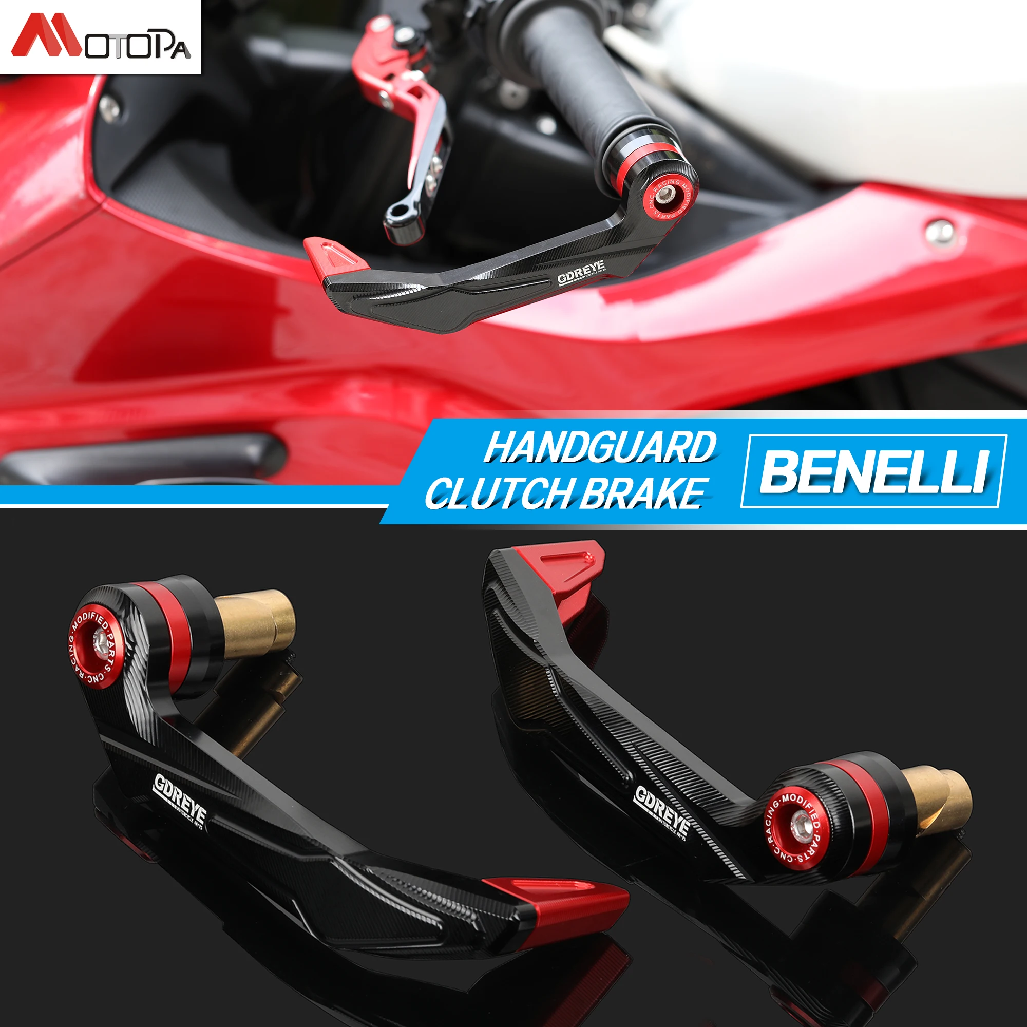 

Motorcycle Thick aluminum Grips Guard Brake Clutch Levers Guard For Benelli Leoncino 500 TRK502X TNT125 300 502C BN 302 125