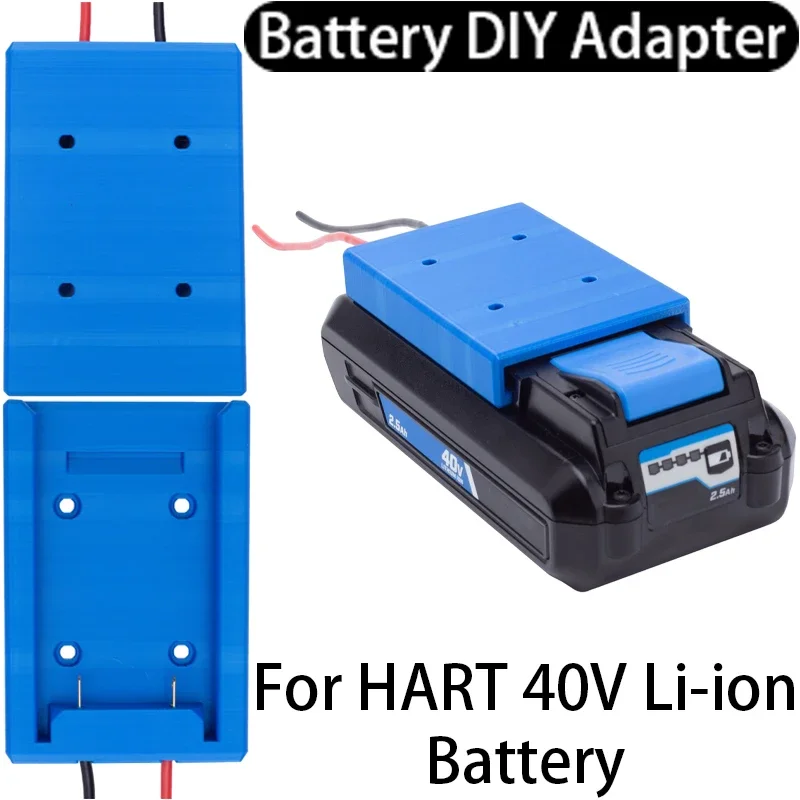 Battery DIY Adapter For HART 40V Team Lithium 14 AWG Wireless Output DIY Use