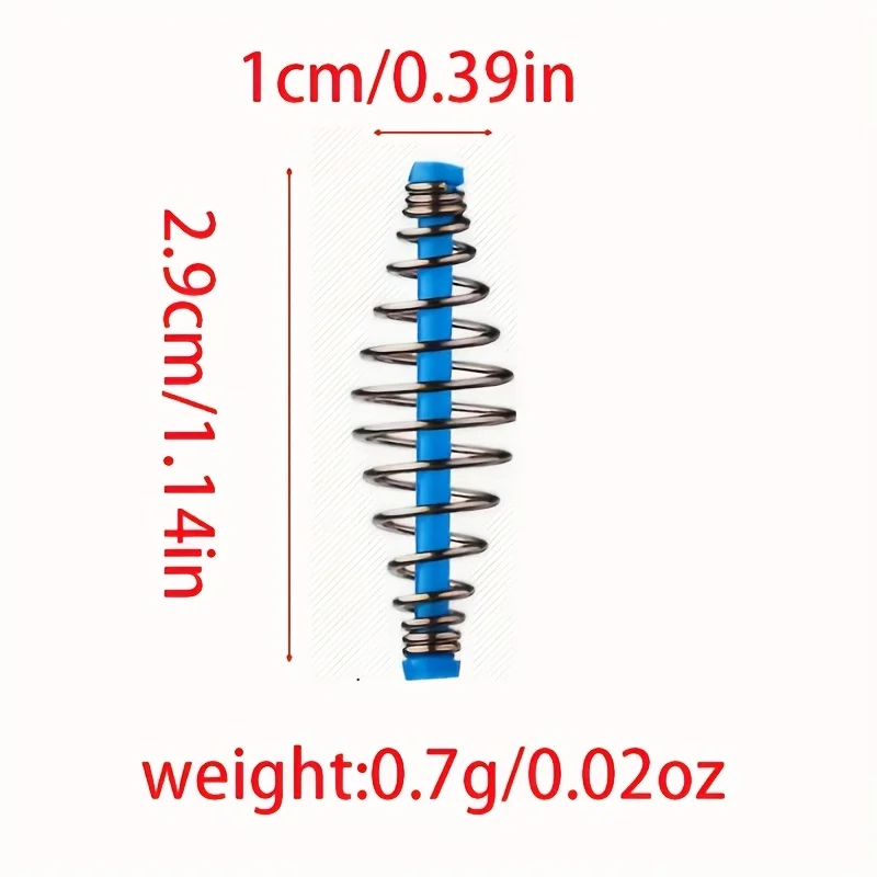 لون عشوائي 30 قطعة صيد سمك الشبوط ماستر عدة المغذية الربيع الطعم قاذفة انفجار السنانير الطعم حامل قضيب تلاعب #4