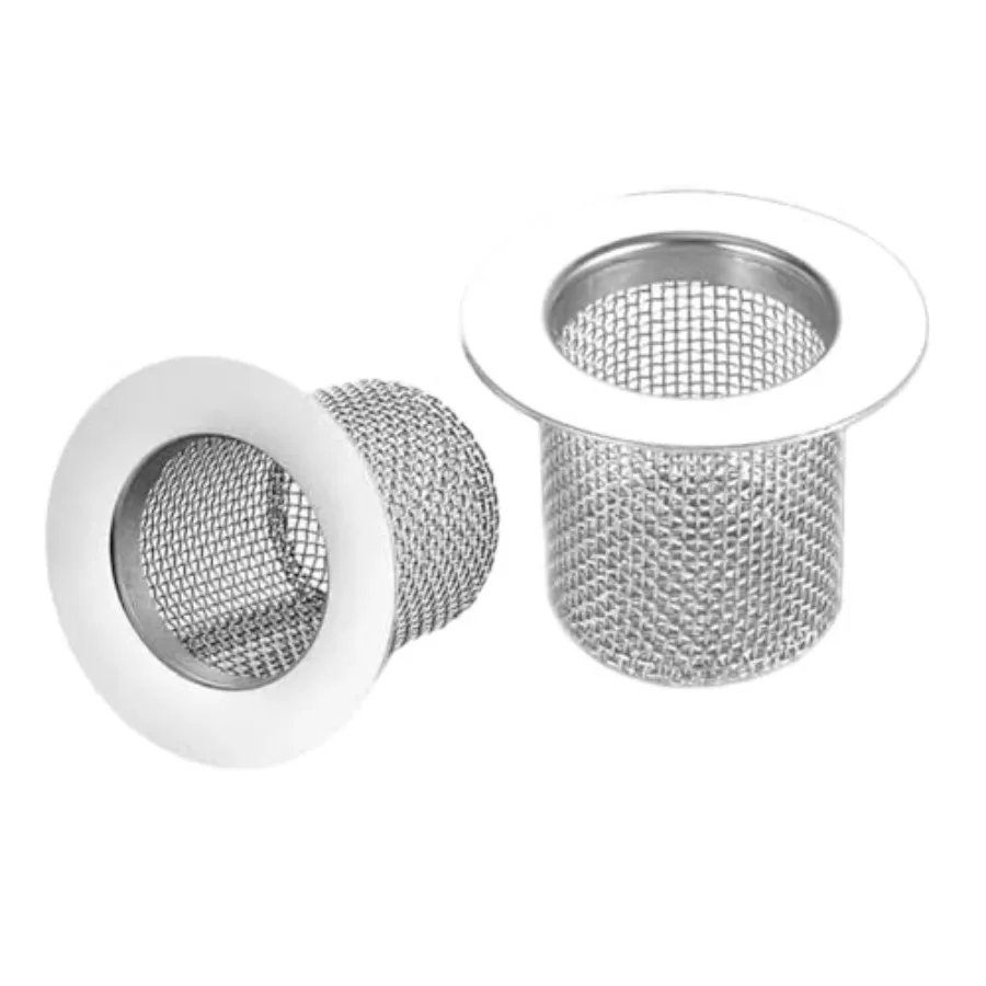 

Shower Drain Hair Catcher, Shower Drain Basket, Easy to Clean Stainless Steel Mesh Hair Trap, Reusable Anti-Clog Drain Strainer