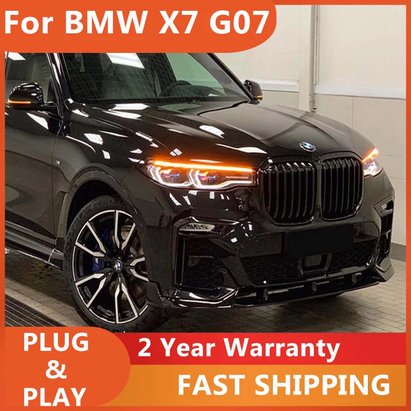 Car Accessories for BMW X7 G07 Head Light 2018-2021 G07 Head Light DRL Turn Signal High Beam Projector Lens