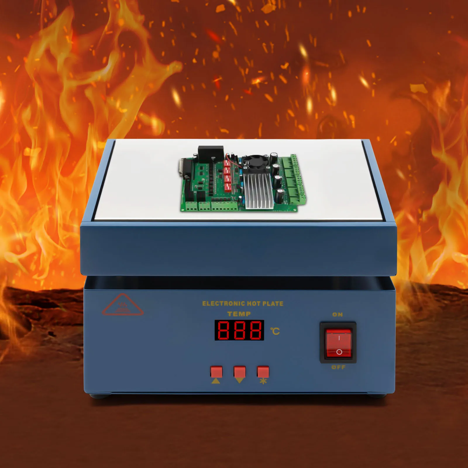 800W Electric Hot Plate Preheat Soldering Station Anti-static Professional Welding Tool for Reflow Soldering