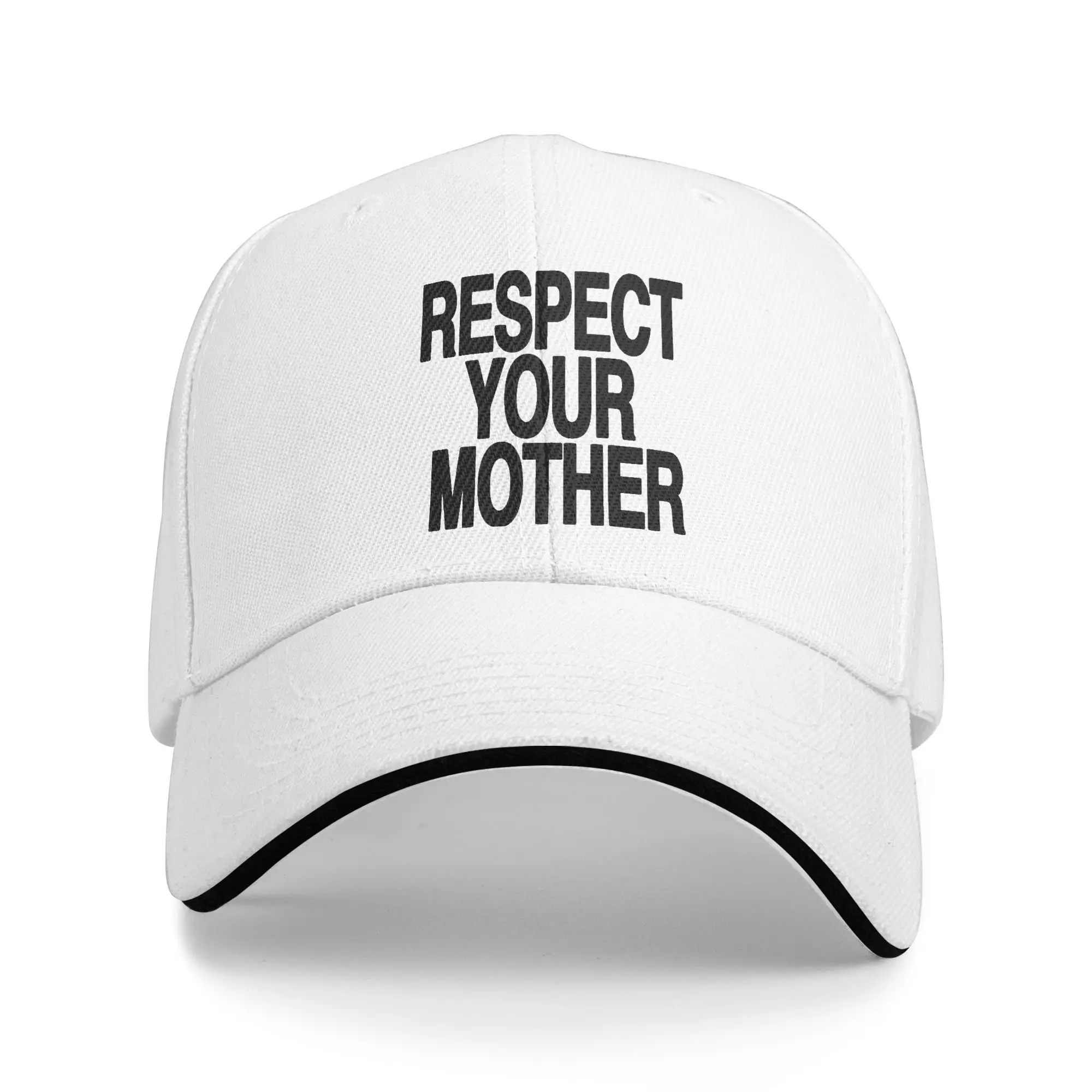 Respect Your Mother Harrys Styles Baseball Cap Casual  Sandwich Cap Men Women Polyester Dad Hat Running Golf
