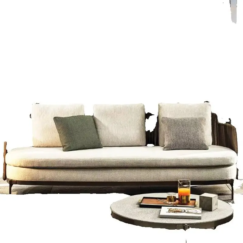 

Modern Garden Hotel Villa Outdoor Lounge Sofa Set Waterproof PE Rattan Furniture