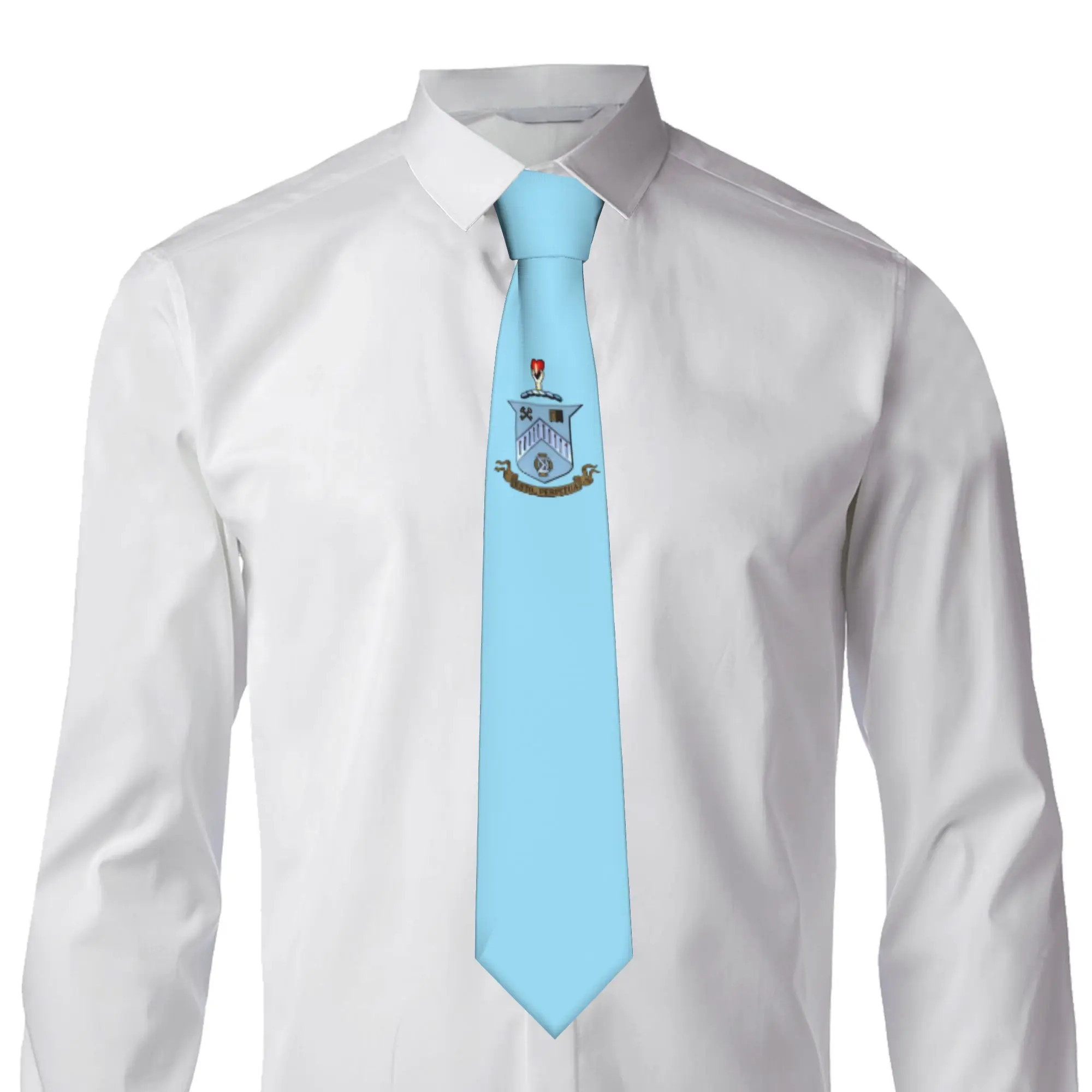 Sigma Phi Society  Neck Tie for Men Fashion American College Fraternity  Silk Office Neckties