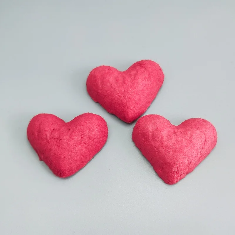 Semillas de papel en forma de corazón, semillas irregulares, regalo de amor 3D, tarjeta de papel plantable, regalo de amante de vacaciones