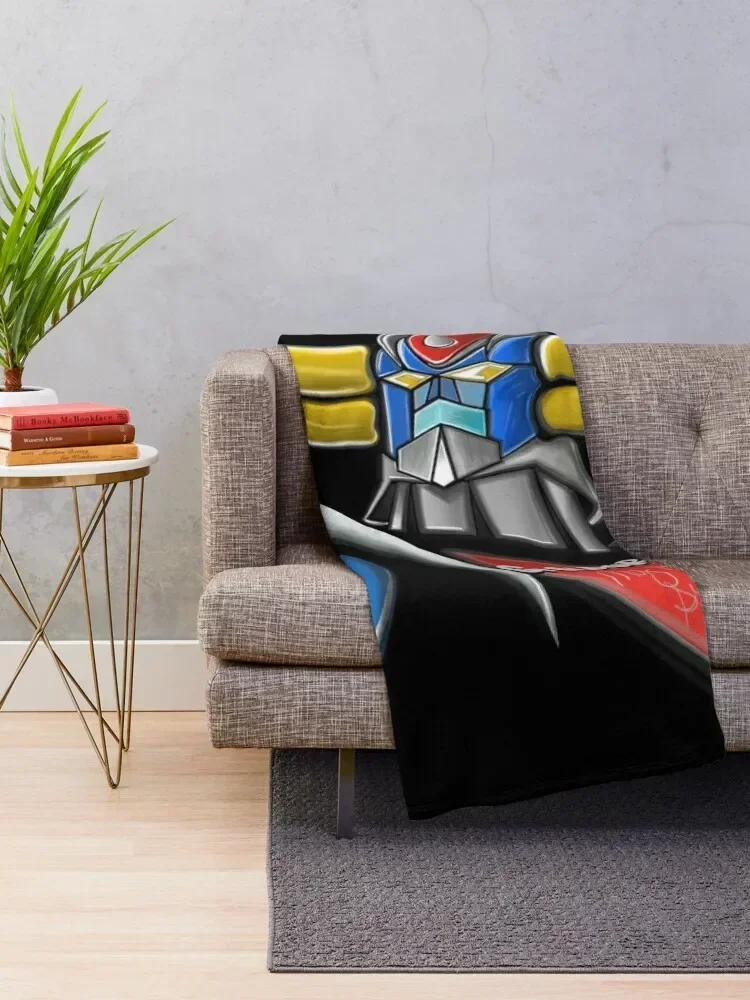 Goldorak, Grendizer, Vintage Goldorak Throw Blanket blankets and throws Large Giant Sofa Weighted Blankets