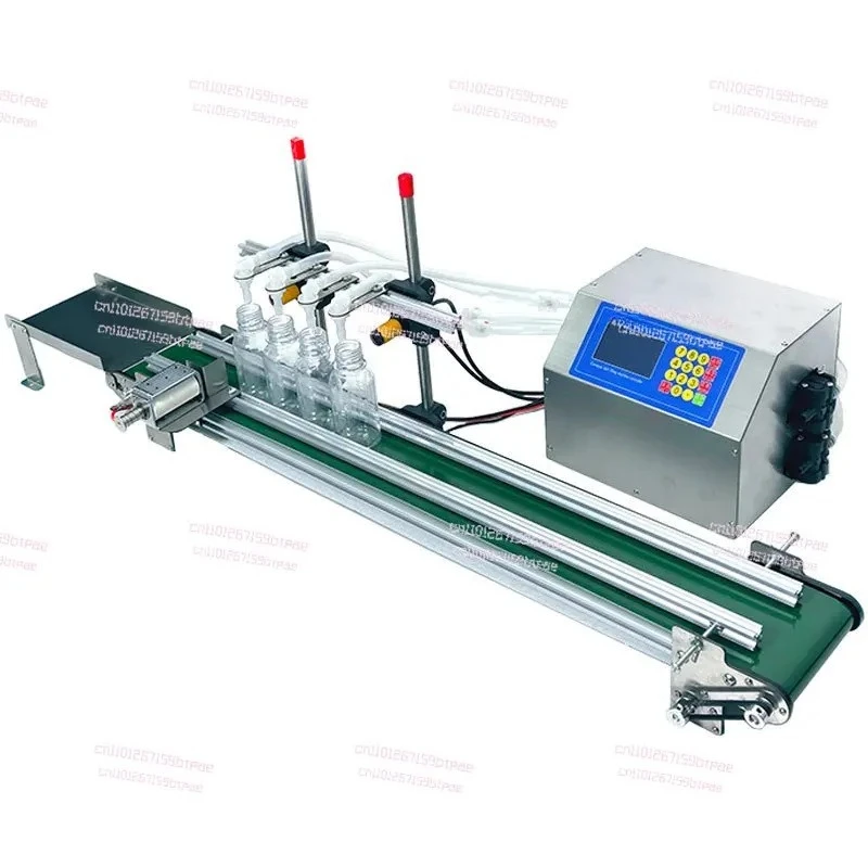 Multi-head small white alcoholic beverage soy sauce liquid automatic canning machine 4-Head conveyor belt filling machine