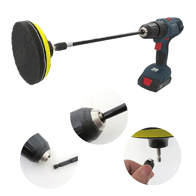 Imagem -05 - Broca Magnética Haste de Extensão Chave de Fenda Hex Quick Release Bit Holder Impact Driver Parafusos Porcas 300 mm