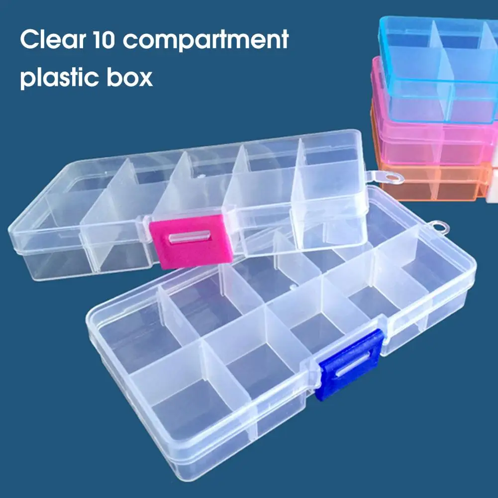 Jewelry Organizer Box Portable Jewelry Storage Box Plastic Space-saving  Practical Universal Jewelry Organizer Box