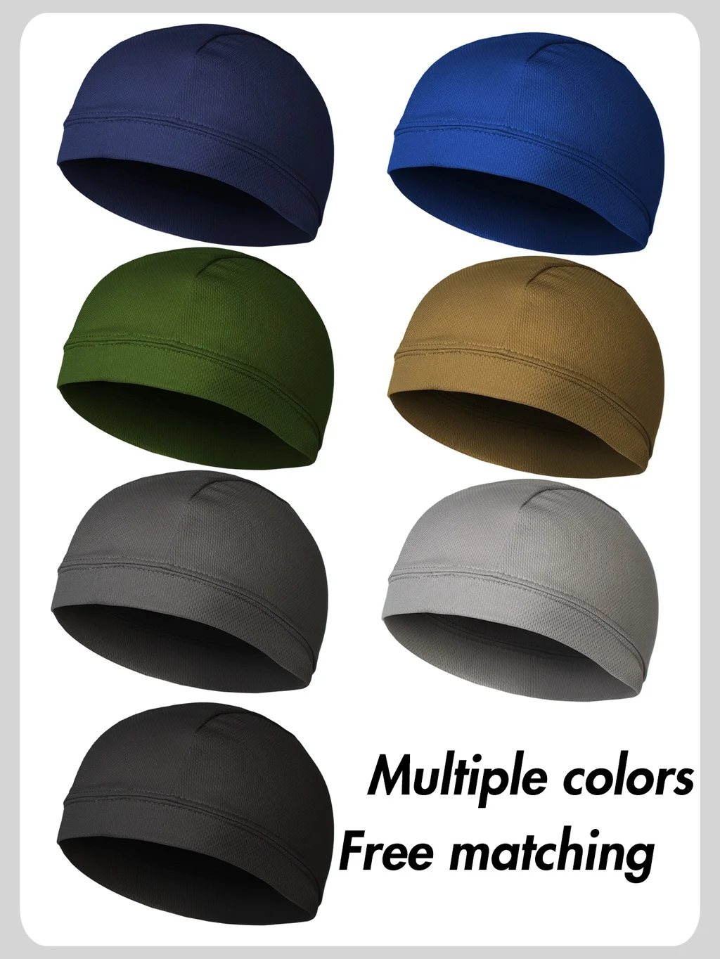 Mesh-Helm-Innenfutter, absorbiert Schweiß, schnell trocknend, Lauf-Sportkappe für Biker – Detail 1