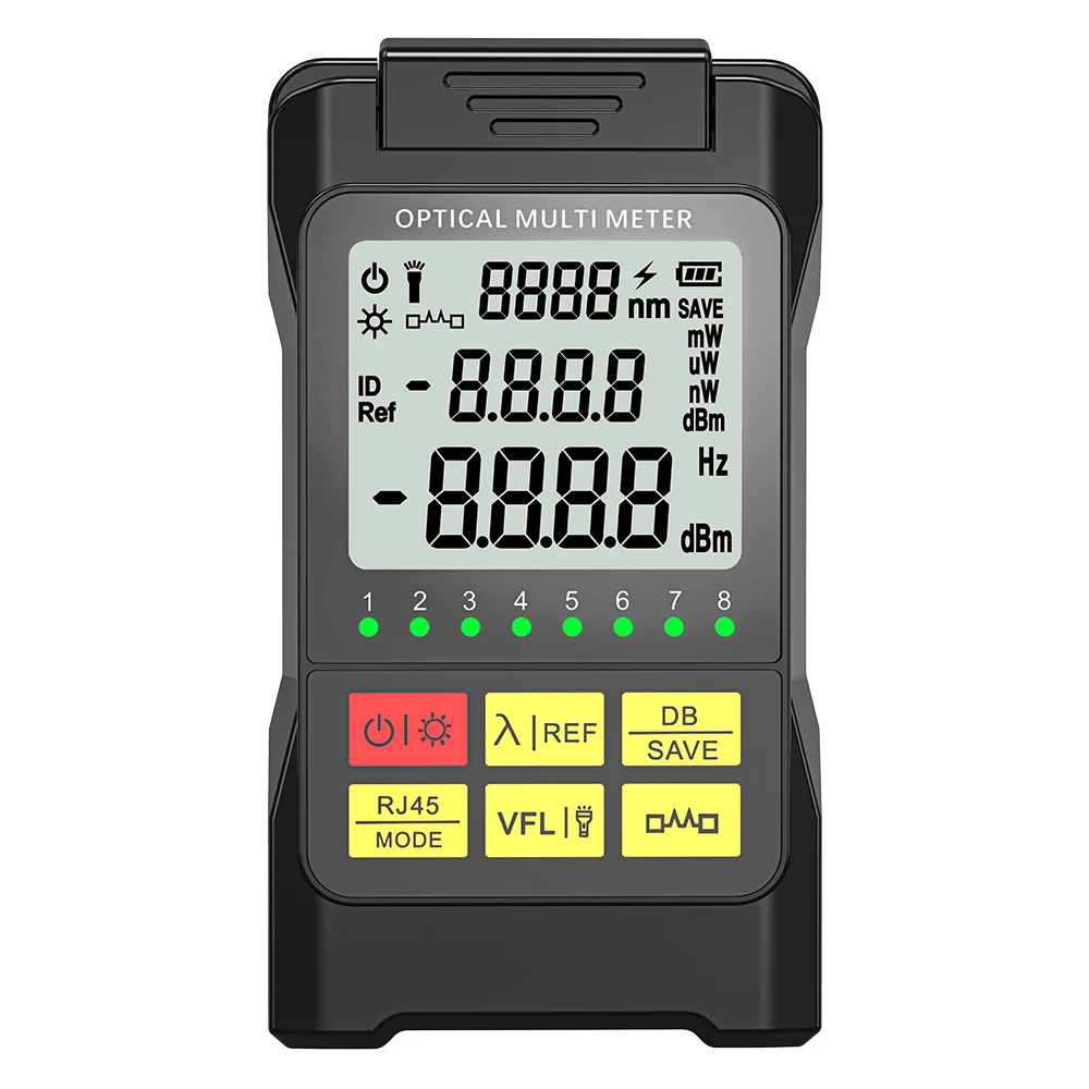 SAIVXIAN Mini Optical Power Meter All-in-One Visual Fault Locator Network Cable Test Optical Fiber Tester with 10/30mw 50mw VFL
