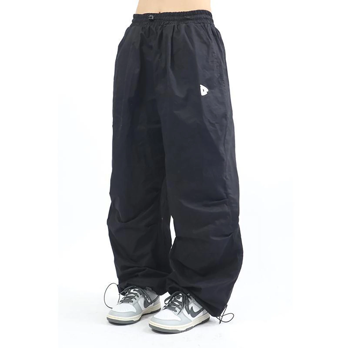 Pantalon de survêtement baggy taille haute pour femme, pantalon de parachute cargo, jogging à jambes larges, hiphelicopter, droit, décontracté,