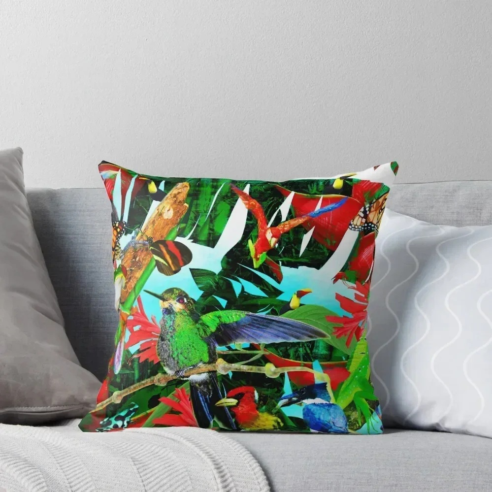 

Rainforest Throw Pillow Cushions For Sofa pillow cover luxury pillowcases for sofa cushions Christmas s Covers pillow