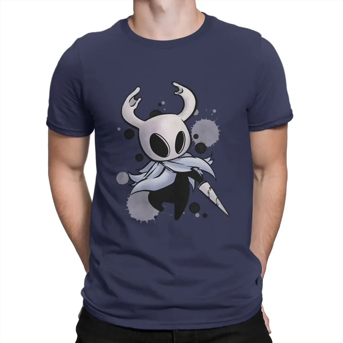 Hollow Knight Newest TShirt for Men Cute And Cool Round Collar Basic T Shirt Personalize Birthday Gifts Tops