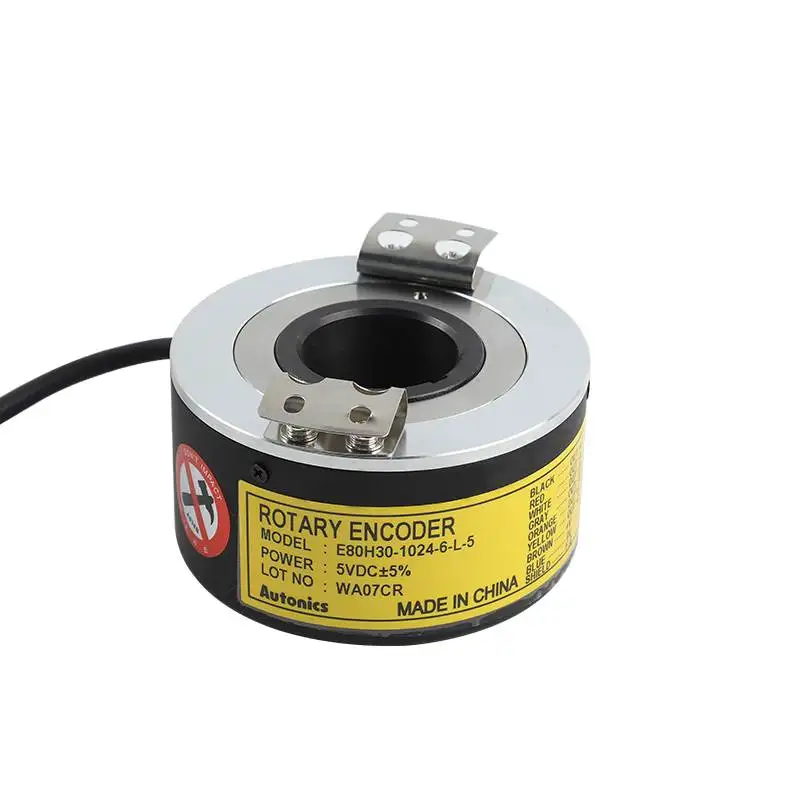 Autonics 80mm outer diameter incremental rotary encoder E80H30-512-3-T-24/E80H30-500-3-T-24/E80H30-512-3-T-5