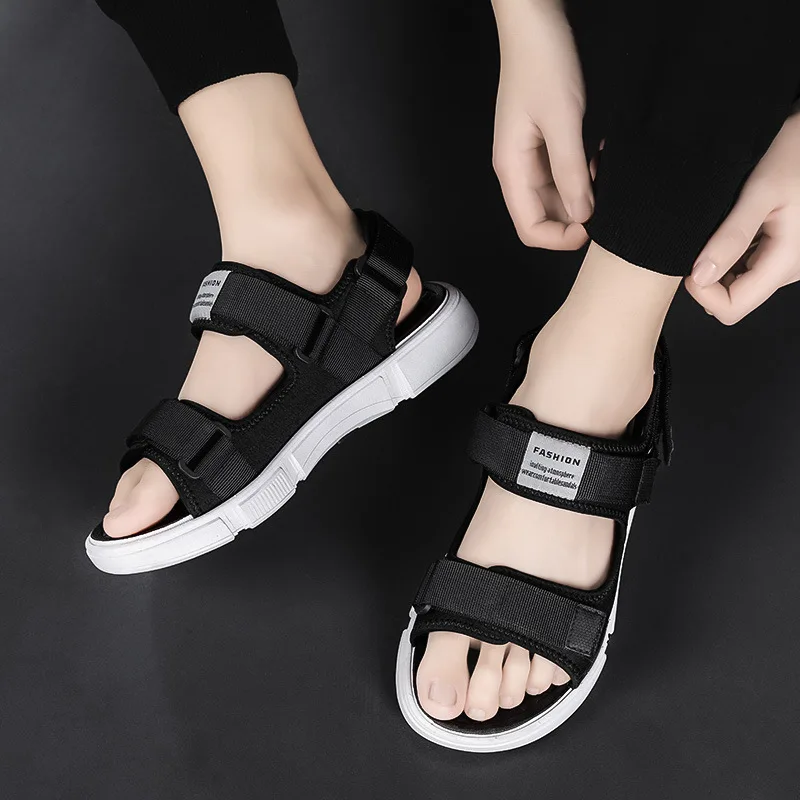 New Men Slippers PVC Soft Sole Non-slip Slides Casual Comfort Simplicity Outdoor Beach Sandal Home Bathroom Couples Slippers