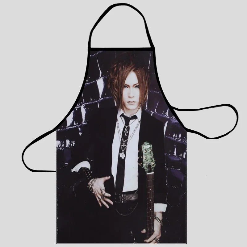 The Gazette Uruha نمط أكسفورد النسيج المئزر للرجال النساء المرايل المنزل الطبخ الخبز تنظيف مآزر اكسسوارات المطبخ
