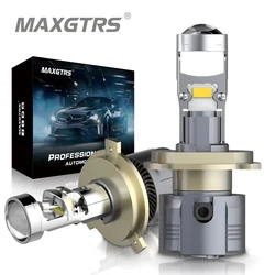 2x H4 H7 Led Projector Lens H8 H11 9005 HB3 9006 HB4 9012 Hir2 Car Headlight Bulbs Canbus 90W 18000LM Powerful Mini Lamp