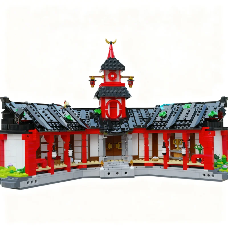 2094pcs MOC Monastery Of Spinjitzu Ninjia Model Building Blocks DIY Gift Creative Collectible Display Decor Premium Adult Kids