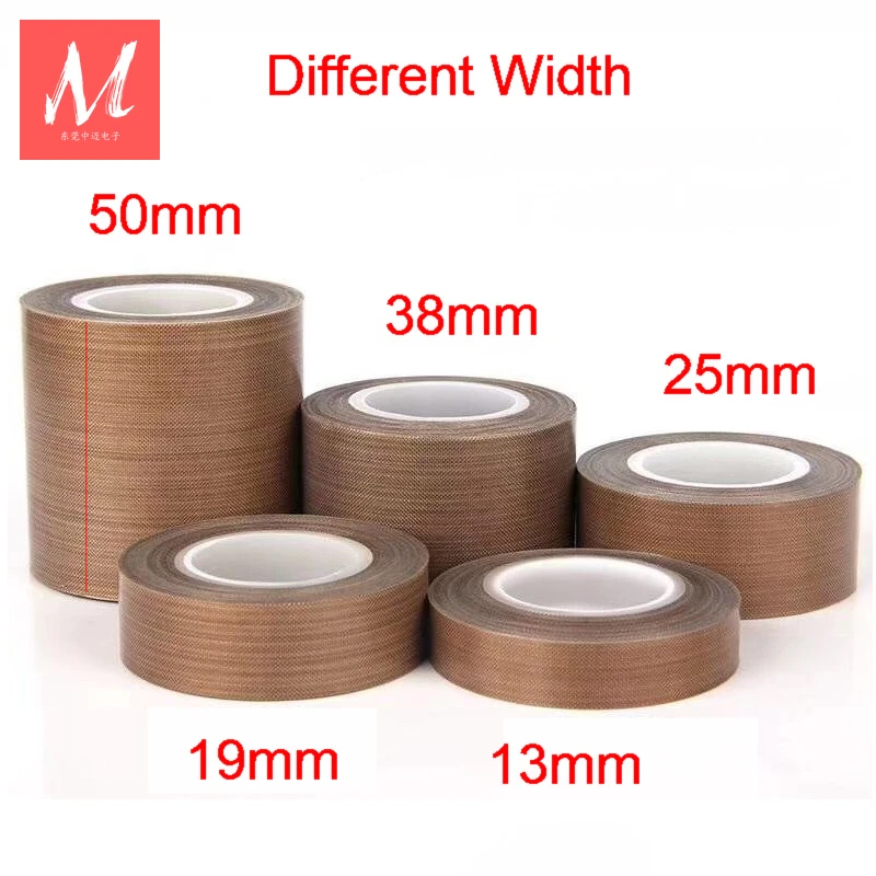 300 Degree High Temperature Resistance Adhesive Tape Cloth Heat Insulation Sealing Machine PTFE Tape