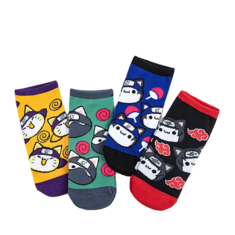 Halloween Naruto Naruto Akatsuki High Quality Socks for Men and Women Adult Cotton Socks Cosplay Men and Women Outdoor Socks