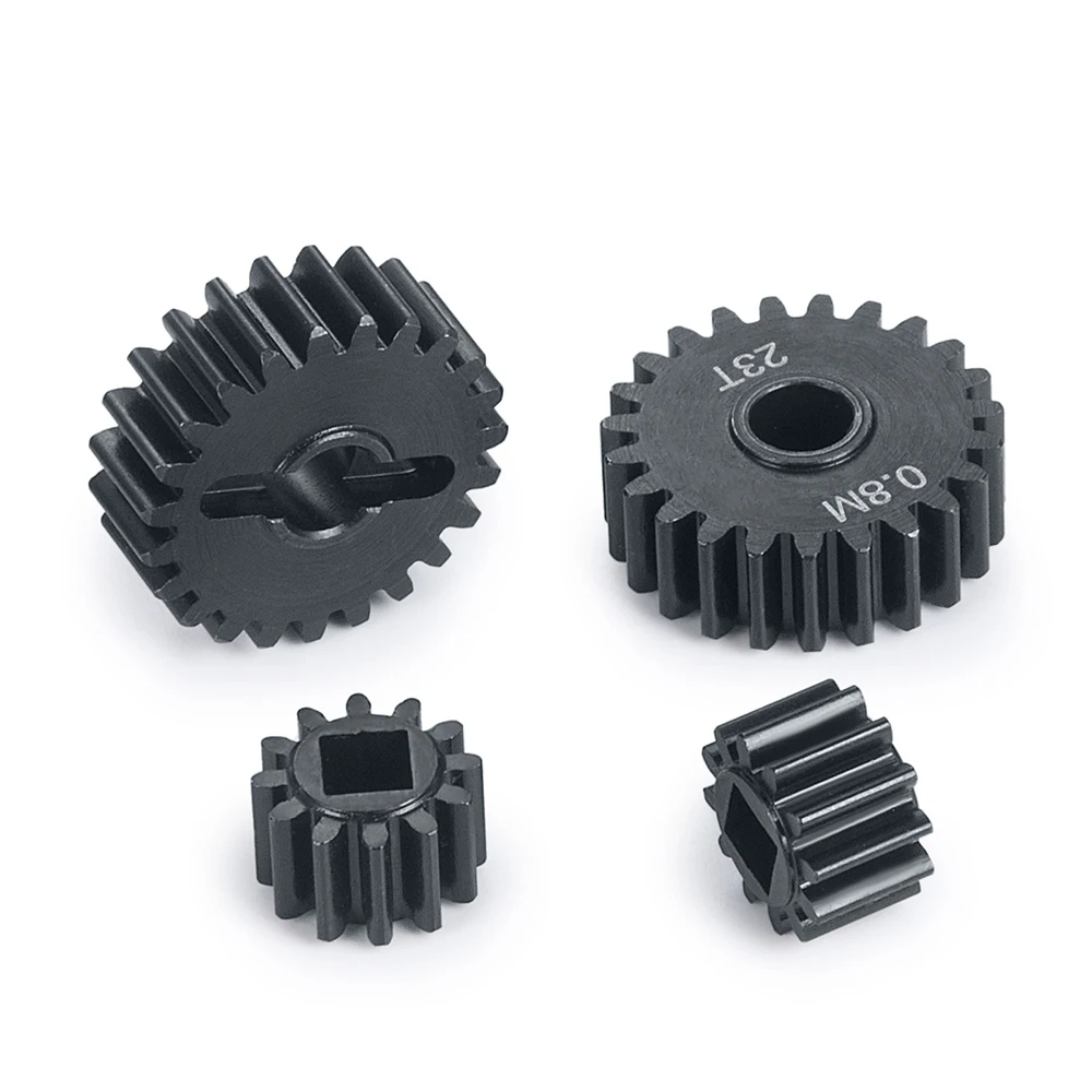 YEAHRUN 4szt Metal 0.8M 14+21T 12+23T Overdrive Portal Gears For 1/10 Axial Capra 1.9 UTB AXI03004 AXI03000 RC Crawler Car