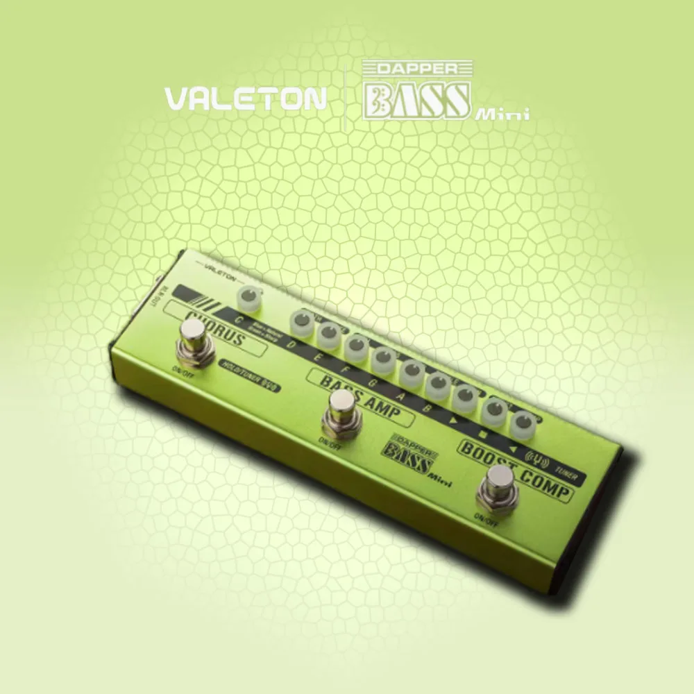 Педаль комбинированного эффекта для бас-гитары Valeton Dapper Bass Mini (талько известный как 