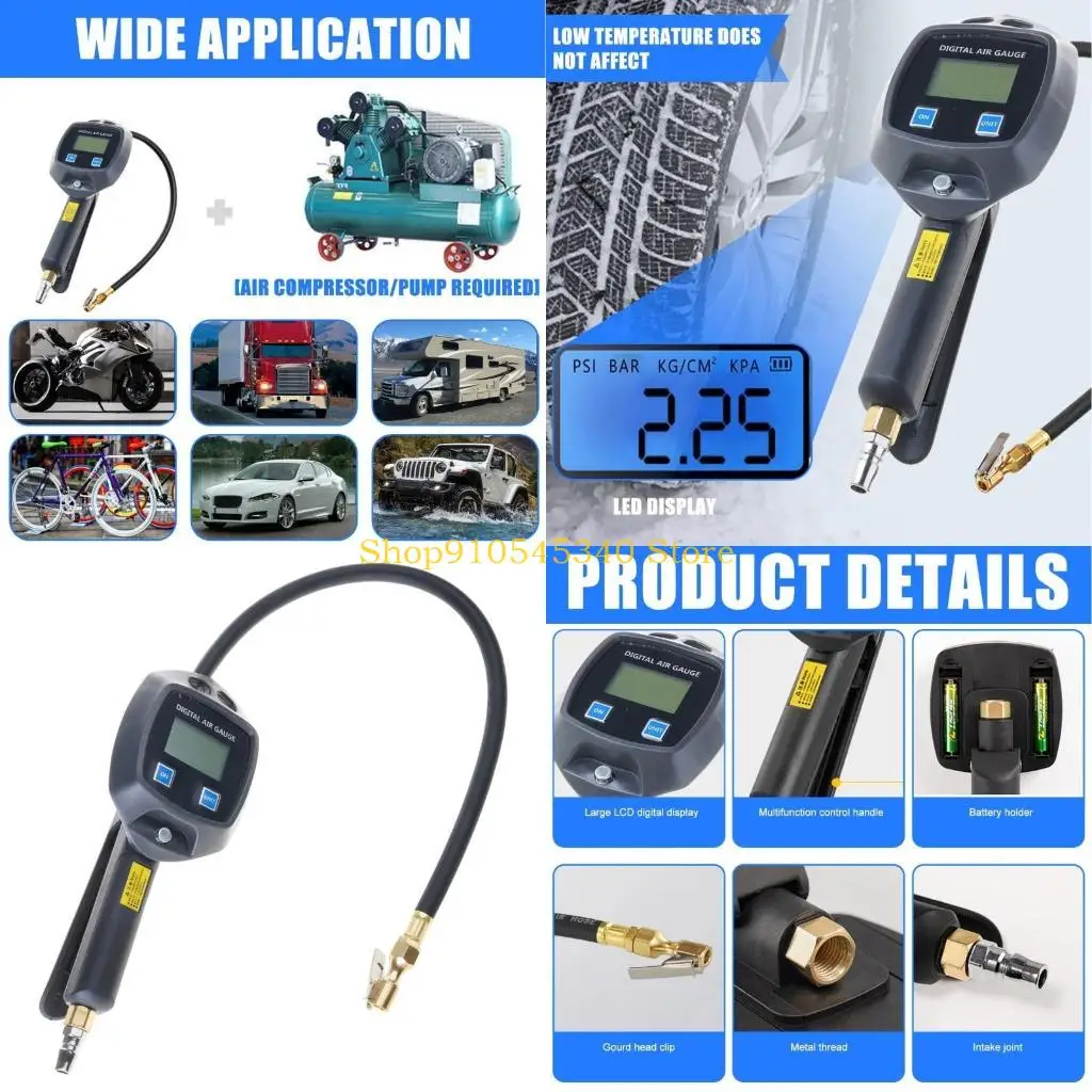 

U2JA Цифровые мониторы давления в шинах с прозрачным ЖК -экраном.