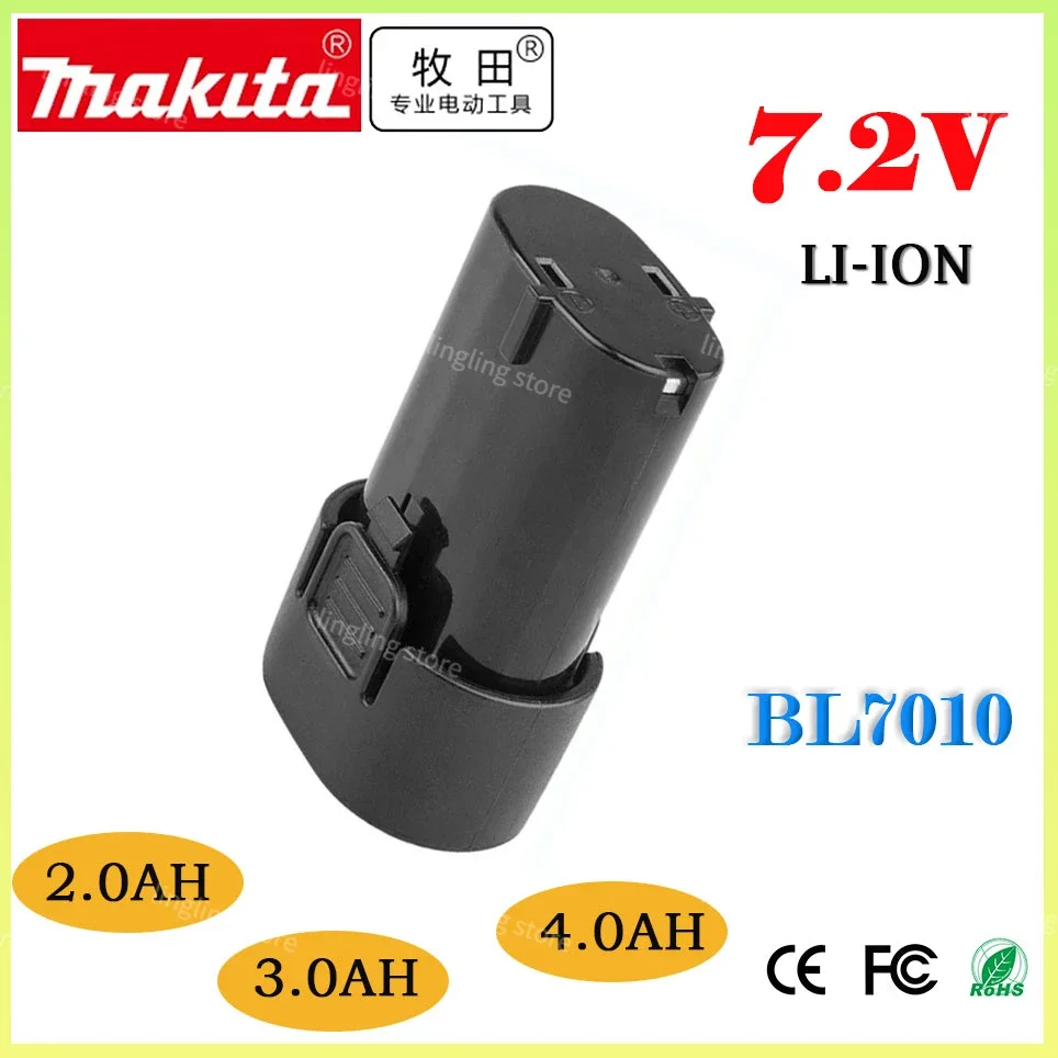 

7.2V 2000mAh 3000mAh Li-ion Replacement Battery BL7010 Power Tool for Makita 194355-4 194356-2 Rechargeable Lithium-ion Battery