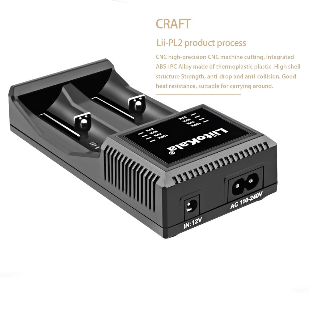 شاحن بطارية ذكي Liitokala ، شحن بقيادة الولايات المتحدة ، من من من من من من نوع Liitokala ، من من نوع AAA ، من من من من من من من من من من نوع 20700B