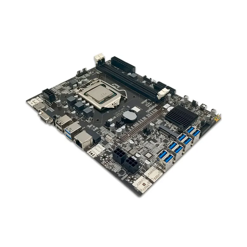 

B75 8USB Support 8 Graphics Card LGA1155 DDR3 Motherboard with Processor